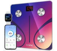 RENPHO Bathroom Scales, Digital Scales for Body Weight with High Precision Sensors, Bluetooth Scales Body Composition Monitors with App, Elis 1
