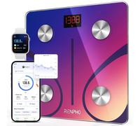 RENPHO Body Fat Scale Bluetooth, Digital Scales for Body Weight Bathroom Weighing Scale Smart BMI Scales, Body Composition Monitors with Smartphone A