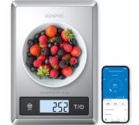 RENPHO Digital Food Scale Kitchen Scale Weight Grams and oz for Baking Cooking and Coffee with Nutritional Calculator for Keto Macro Calorie and