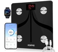 RENPHO Digital Scales for Body Weight, Rechargeable, 13 Body Metrics