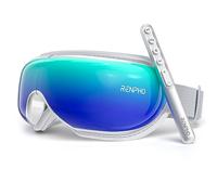 RENPHO Eye Massager with Heat & Remote, Birthday Gifts for Women Men | Heated Eye Massager with Compression for Eye Strain & Head Tension, Bluetooth Music, Relaxation Gifts for Women & Men, Green