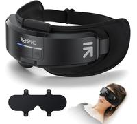 RENPHO Eyeris Shift Eye Mask Massager，2-in-1 Heated Eye Massager with Bluetooth Music, 3 Pressures, 3 Heats, 3 Timers, Sleep Mask for Eye Strain Relief, Dry Eyes, Gifts for Man and Women