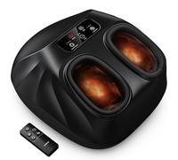 RENPHO Foot Massager Machine with Heat and Remote, Electric Shiatsu Kneading Foot Massager with Wireless Control, Relieve Plantar Fasciitis and Tired Muscles, Fits Men Size Up to 14