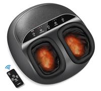 RENPHO Foot Massager with Heat Function, Shiatsu Foot Massage Machine, Air Compression, Deep Kneading, Electric Massager for Tired Feet,Gift for Women Men- Remote Control [2026 Upgraded]