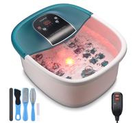 RENPHO Foot Spa Bath Massager with Heater, 3 Massage Modes, Heated Foot Bath, Adjustable Timer, Pedicure Kit Included, Blue, Top Gift Picks, Valentine's Gift