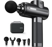 RENPHO Massage Gun Deep Tissue, Muscle Massage Gun 3200 RPM Motor Massager with Type-C Charging and Portable Case, for Home Office Workout Full Body