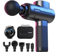 Massage Gun Deep Tissue, RENPHO Massager Gun Powerful Message Gun Percussion Muscle Massage Gun Massager with 2500mAh Battery and Type-C Charging for Muscle Massage Relax, Black