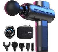 Massage Gun Deep Tissue, RENPHO Massager Gun Powerful Message Gun Percussion Muscle Massage Gun Massager with 2500mAh Battery and Type-C Charging for Muscle Massage Relax, Black