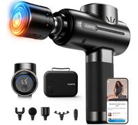 RENPHO Massage Gun with Heat and Cold, Percussion Muscle Deep Tissue Massage Gun Portable with APP, Electric Handheld Massager Gun, Muscle Massager Gun for Men and Women, Active+ Thermacool