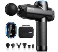 RENPHO R3 Upgrade Power Massage Gun Deep Tissue, Powerful 12 mm Amplitude Muscle Massage Gun, LCD Touch Electric Handheld Massager for Body Muscle Te