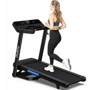 Renpho Q004 Folding Treadmill 1.25 Chp Motor, 18-Level Power Incline, 0.6-11Mph Speed, 15 Programs, Bluetooth Speaker