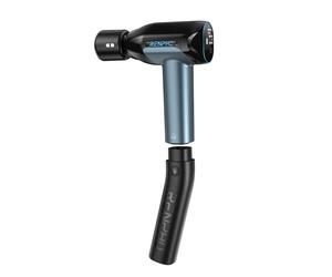 RENPHO Reach 2 Thermacool Massage Gun, Deep Tissue Massage, Extendable Handle, Heat & Cold Therapy Head, 5 Speeds, Black