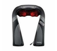 Renpho Shiatsu Neck Shoulder Massager Heat 3 Speed Deep Tissue 3D Nodes Full Body Massage Portable With Carry Bag