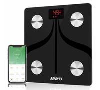 RENPHO Smart Bluetooth Body Fat Scale USB Rechargeable Digital Bathroom Scale w/iOS & Android app Wireless Body Composition Monitor for Body...
