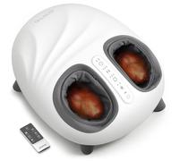 RENPHO Solheel Base Foot Massager, Heated Shiatsu Foot Massager，White