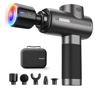 RENPHO Thermacool Massage Gun Deep Tissue with Heat and Cold, Muscle Massage Gun with 5 Speeds 5 Head,Sports Massage Gun Carry Case for Home Office W