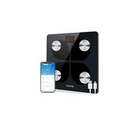 RENPHO Digital Bathroom Scales for Body Weight, Weighing Scales Bluetooth Scale with Baby Mode, Body Composition Monitor for Body Weight, Body Fat, BMI, Muscle Mass, LED Display, Elis 1