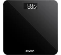 RENPHO Digital Bathroom Scales for Body Weight, Weighing 10.2"/260mm, Black