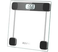 RENPHO Weighing Scales for Body Weight, High Precision Sensors, Accurate Digital Weight Scale, LED Display, Step -On Technology, Clear