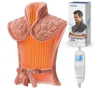 RENPHO Weighted Heating Pad for Neck, Shoulders & Back,Heated Warmer,Pink