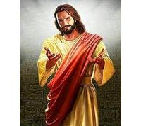 Renqidian 5D Diamond Painting Kits Jesus DIY Diamond Art Picture Adults Beginners Crystal Arts and Crafts for Home Wall Decor(40x50 cm)