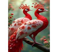 Renqidian Pre Printed Cross Stitch Kits Three Owls 11CT Stamped Embroidery Kit DIY Needlework Art for Adults Beginners Home Decor（40x50 cm）