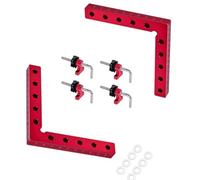 Renrra 90° Positioning Squares Right Angle Clamps for Woodworking Corner Clamp Carpenter Clamping Tool for Cabinets