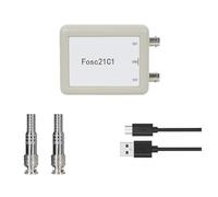 Renrra Fosc21C1 2-Channel USB PC Oscilloscope 1Mhz Sampling Rate Portable Oscilloscope MCU Development Easy Install Easy to Use