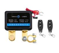 Renrra Remote Battery Disconnect Switch 12V 260A Kill Switch Black Automatic Power Off Prevent Battery Drain with Remote Car Truck,B