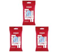 Renshaw Baby Blue Just Roll With It Fondant Icing, 250 g (Pack of 3) - Ready to Roll Icing for Cakes