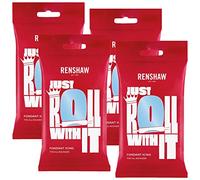 Renshaw Baby Blue Ready to Roll Icing 1kg (Multipack 4X 250g)