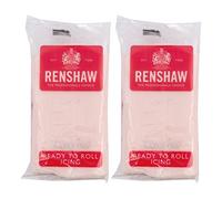 Renshaw Baby Pink Ready to roll icing 500g (2 x 250g Packets)