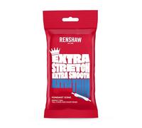 Renshaw Blue Extra Stretch, Smooth & Thin Fondant Icing, 250 g (Pack of 1) - Ready to Roll Icing for Cakes