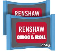 Renshaw Choc n Roll Chocolate Flavoured Fondant Icing - Brown, 5 kg (Pack of 1)