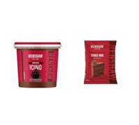 Renshaw Chocolate Cake Bundle - 1 x Ready to Use Chocolate Sponge Cake Mix, 2.5 kg, 1 x Luxury Choco Vegan Buttercream Style Soft Icing, 400 g