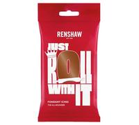 Renshaw Just Roll With It Fondant Icing - Dark Brown, 250 g (Pack of 1)