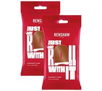 Renshaw Dark Brown Ready to Roll Icing 500g (Multipack 2X 250g)
