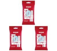 Renshaw Duck Egg Blue Just Roll With It Fondant Icing, 250 g (Pack of 3) - Ready to Roll Icing for Cakes