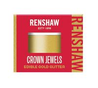 Renshaw Edible Glitter Pot, Crown Jewels (Gold), 3 g (Pack of 1)