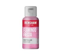 Renshaw Edible Metallic Food Paint, Flamingo Fiesta Pink, 20 g