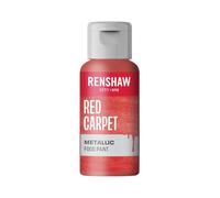 Renshaw Edible Metallic Food Paint, Red Carpet, Perfect for Cakes and Decorations, 20 g (Pack of 1)