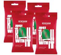 Renshaw Emerald Green Ready to Roll Icing 1kg (Multipack 4X 250g)