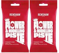 Renshaw Flower & Modelling Paste - White, 250 g (Pack of 2)