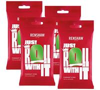 Renshaw Fondant Icing Lincoln Green 1 Kilogram (4x 250 Gram)