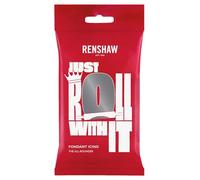 Renshaw Fondant Icing Just Roll With It Ready-to-Roll Grey 250 g (Pack of 1)