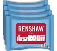 Renshaw Just Roll With It Fondant Icing - White, 10 kg (Pack of 1)