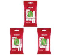 Renshaw Lincoln Green Just Roll With It Fondant Icing, 250 g (Pack of 3) - Ready to Roll Icing for Cakes