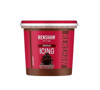 Renshaw Luxury Chocolate Vegan Buttercream Style Soft Icing for Cakes and Baking, 400 g (Pack of 1)