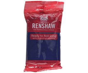 Renshaw Navy Blue Professional Regalice Edible Ready to Roll Icing 250 g (Pack of 12)