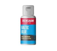 Renshaw Oil Based Food Colouring, Baltic Blue (Cobalt), Perfect for Cakes and Decorations, 20 g (Pack of 1)